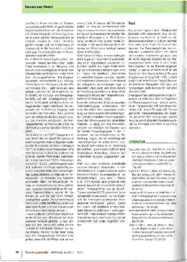 Vorschauseite 5: Die Therapeutenvariable bei komplexen Rehabilitationsverfahren
