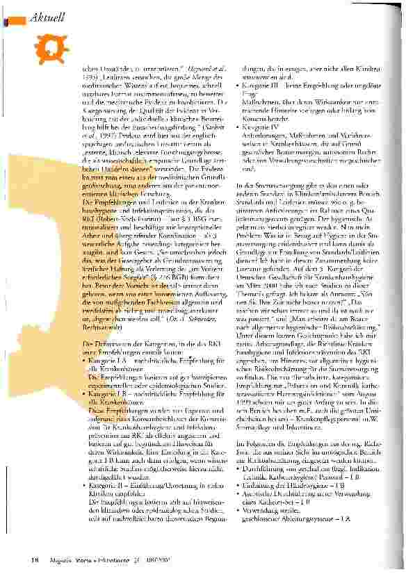 Vorschauseite 2: Stomaversorgung unter hyienischen Aspekten am Beispiel der Uretero-Cutaneostomie