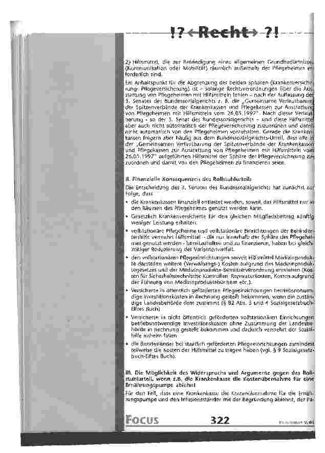 Vorschauseite 2: Besprechung des Rollstuhlurteils