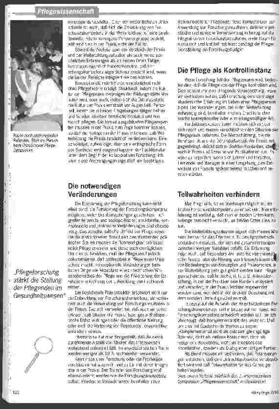 Vorschauseite 5: Wenn Forschung Teil der Pflege wird