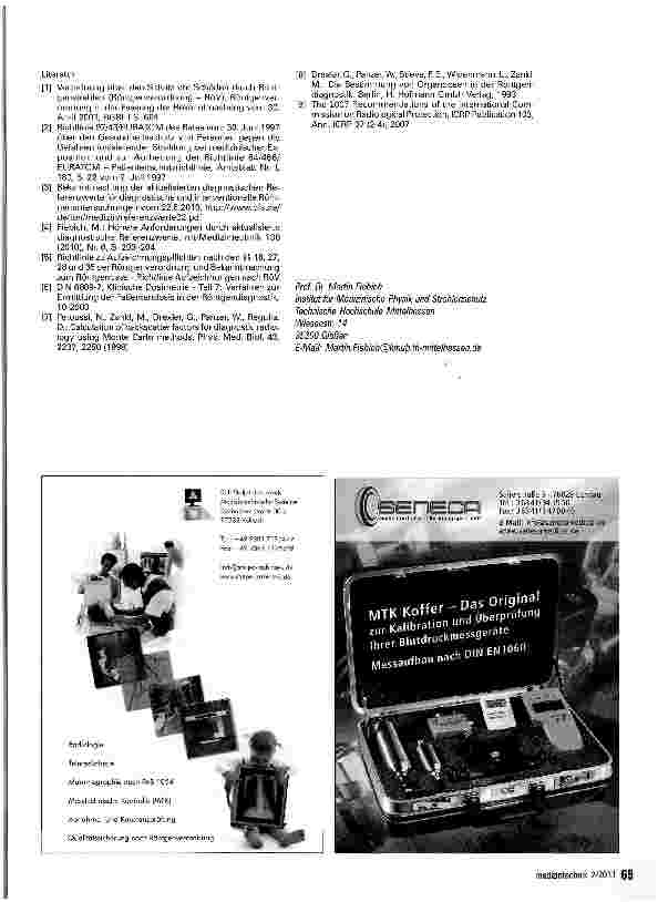 Vorschauseite 6: Abschätzung der Strahlenexposition in der Röntgendiagnostik