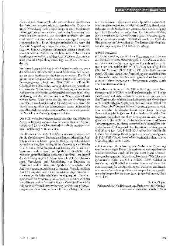 Vorschauseite 2: Zur Verweisung von Patienten durch Ärzte (»Hörgeräteversorgung II«)