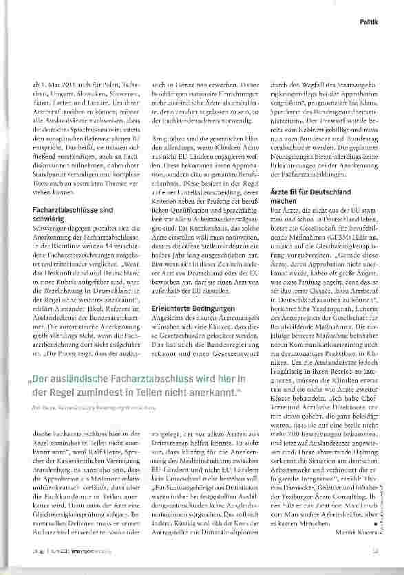 Vorschauseite 2: Abschlüsse überwinden Grenzen