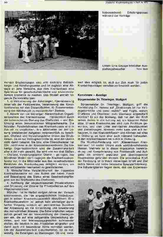 Vorschauseite 3: 6. Deutscher Krankenhaustag vom 11. bis 14. Mai 1971 in Stuttgart