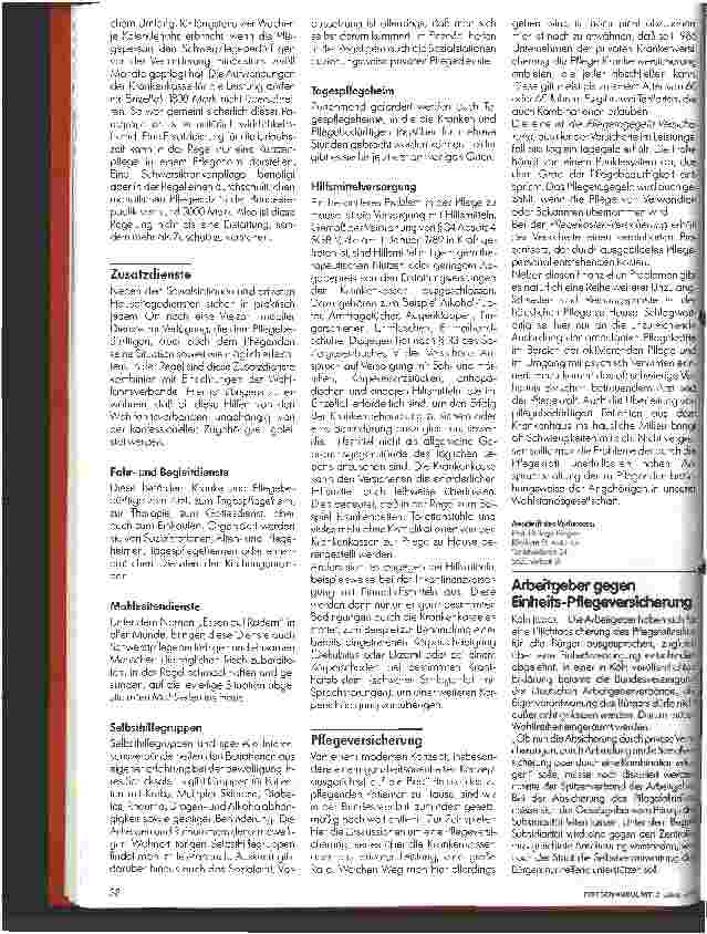 Vorschauseite 3: Ambulante Betreuung in Deutschland - West 2. Teil