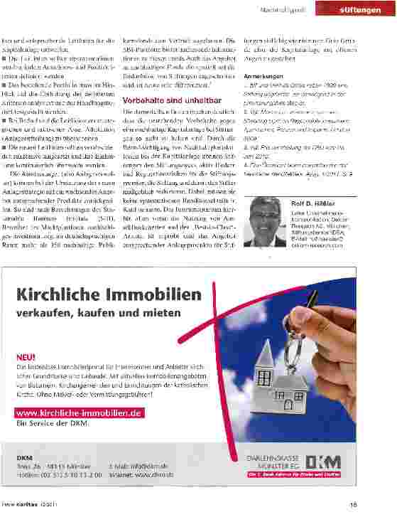 Vorschauseite 4: Augen auf bei der Anlage -Nachhaltigkeit lohnt sich