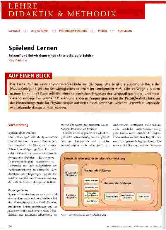 Vorschauseite 1: Spielend Lernen