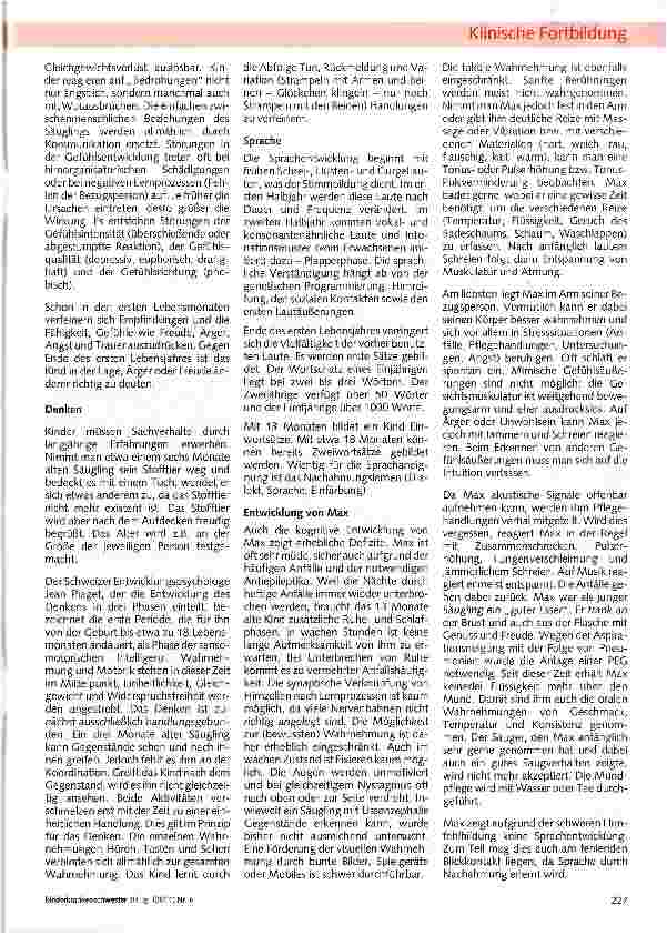 Vorschauseite 5: Lissenzephalie: Das Miller-Dieker-Syndrom