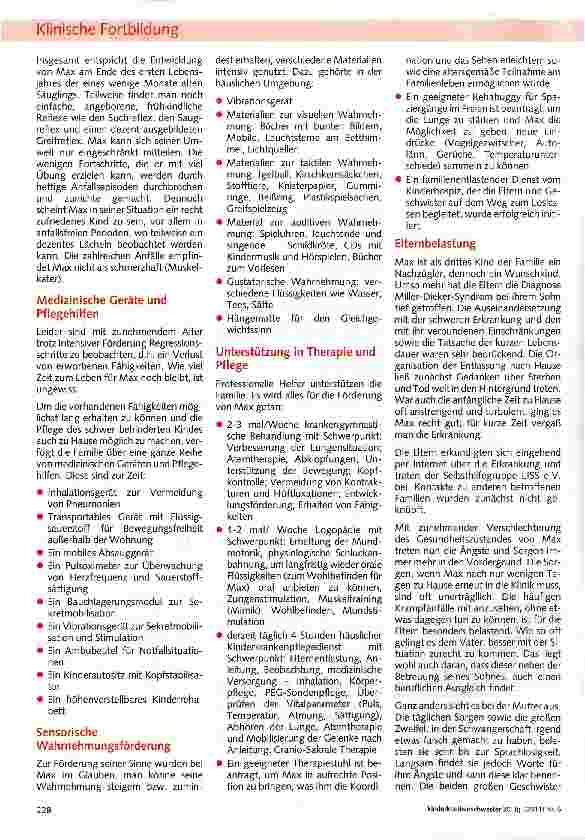 Vorschauseite 6: Lissenzephalie: Das Miller-Dieker-Syndrom