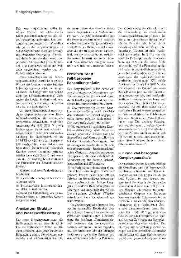 Vorschauseite 3: Chancen für die Psychiatrie