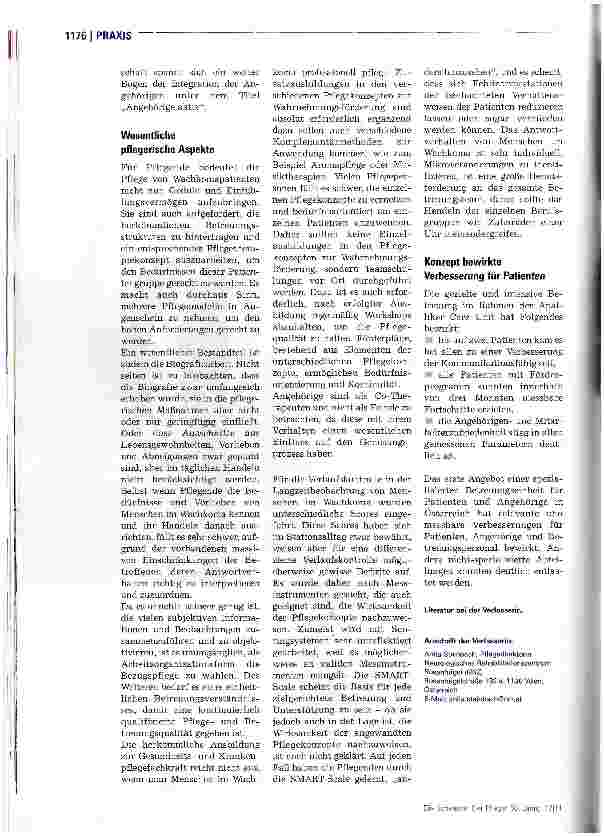 Vorschauseite 5: Wachkomapatienten ganzheitlich betreuen