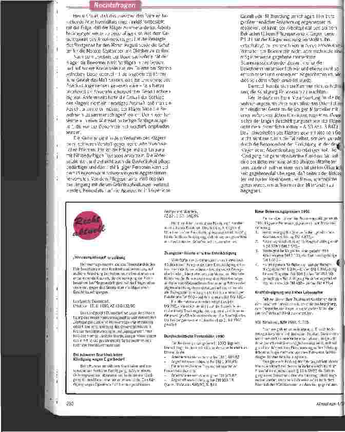 Vorschauseite 3: Schläge gegen HeimbewohnerInnen - Kündigungsgrund?