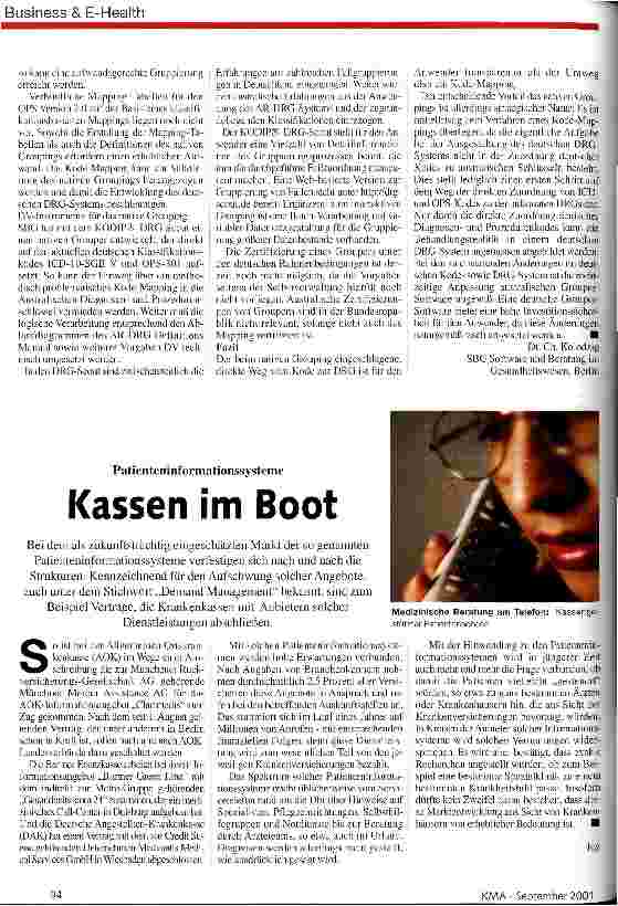 Vorschauseite 2: Natives Grouping schafft DRG-Kompetenz und fördert Transparenz