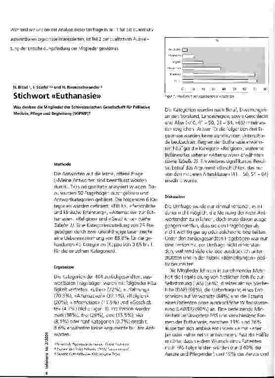 Vorschauseite 1: Stichwort Euthanasie
