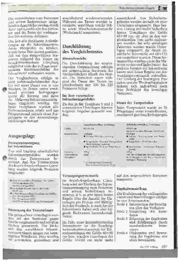 Vorschauseite 2: Inkontinenzunterlagen: Vergleich von einmalzu mehrfachverwendbaren Systemen