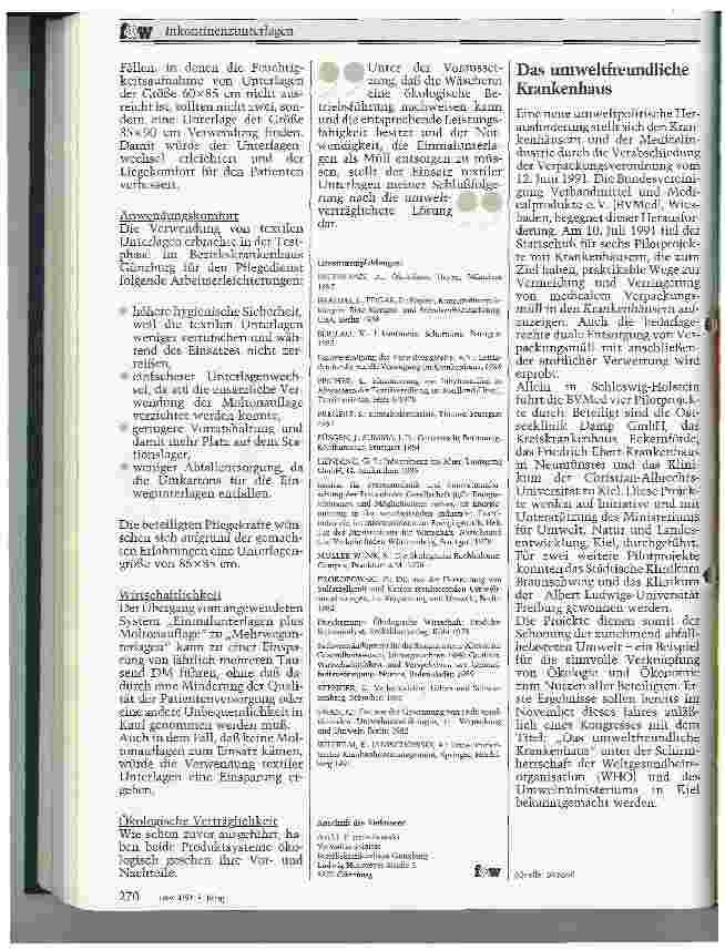 Vorschauseite 5: Inkontinenzunterlagen: Vergleich von einmalzu mehrfachverwendbaren Systemen