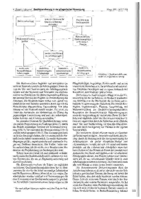 Vorschauseite 6: Qualitätssicherung in der pflegerischen Versorgung - Ansatz und Implementation eines berufeund institutionenübergreifenden Qualitätssicherungsprojekts