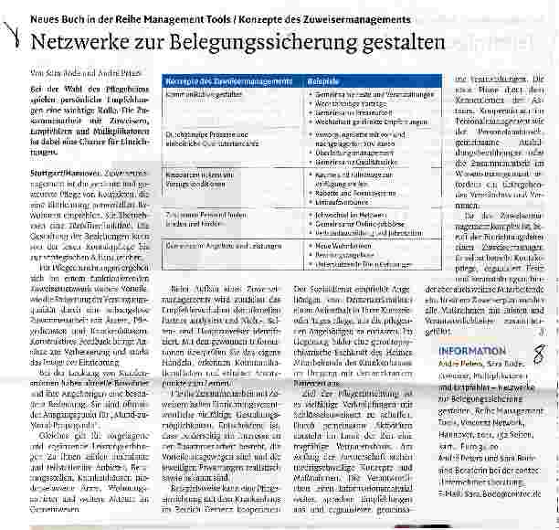 Vorschauseite 1: Netzwerke zur Belegungssicherung gestalten