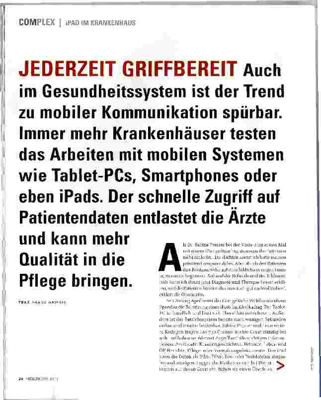 Vorschauseite 1: JEDERZEIT GRIFFBEREIT