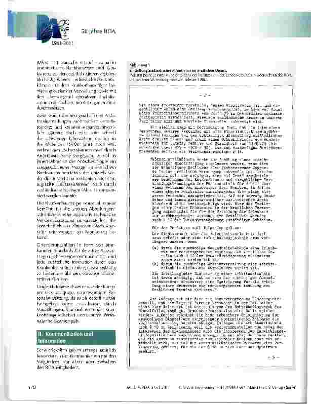 Vorschauseite 2: Qualität in der Anästhesiologie -eine verbandshistorische Rückbetrachtung