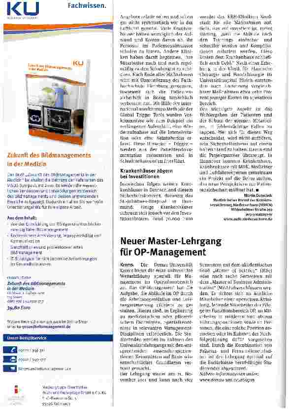 Vorschauseite 3: Neue Sicherheitsstrategie für den OP