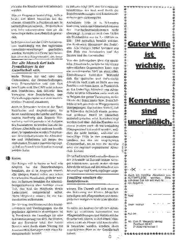 Vorschauseite 3: Offene Altenhilfe in Europa