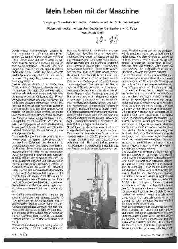 Vorschauseite 1: Mein Leben mit der Maschine