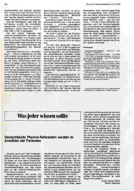Vorschauseite 2: Der Hausarbeitstag nun doch Wirklichkeit