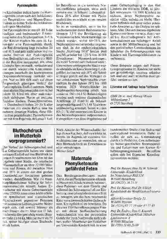 Vorschauseite 4: Prävention im Kindesalter und ihre Bedeutung für die Morbidität des Erwachsenen