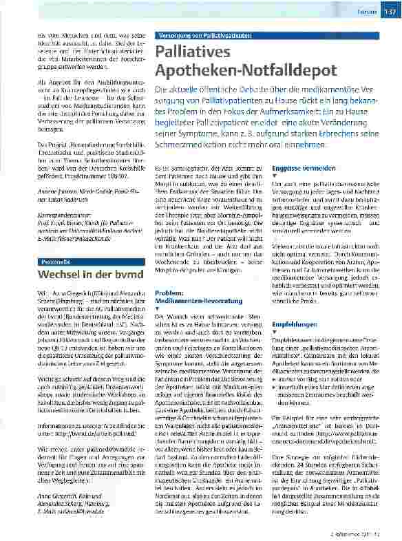 Vorschauseite 2: Theologie und Palliativmedizin