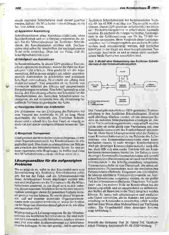 Vorschauseite 4: Der ärztliche Schreibdienst im Krankenhaus