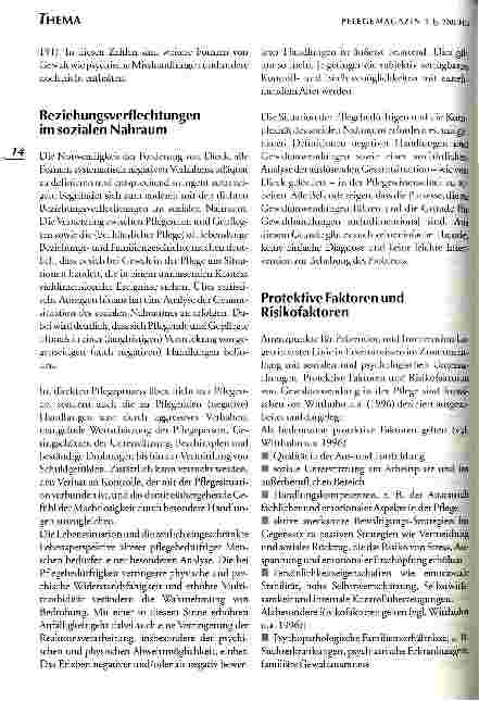 Vorschauseite 3: Gewalt in der Pflege
