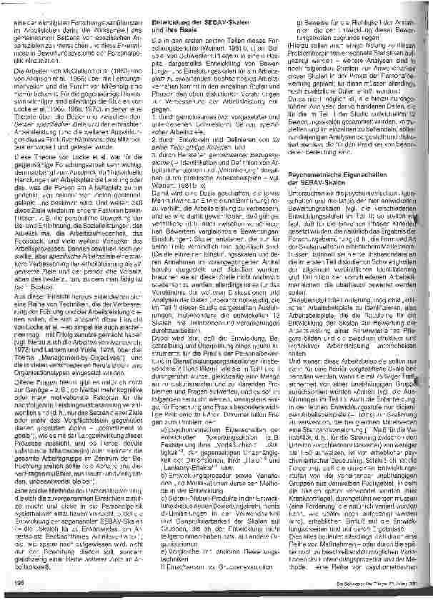 Vorschauseite 2: Methodische Beiträge zum Prozeß der Personalbewertung in Krankenhaus-Organisationen Teil III (Schluß)