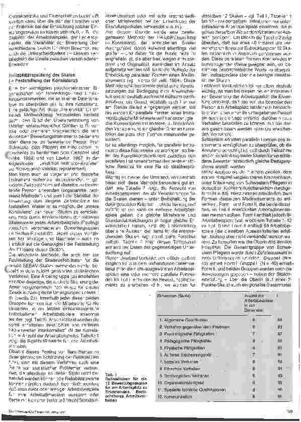 Vorschauseite 3: Methodische Beiträge zum Prozeß der Personalbewertung in Krankenhaus-Organisationen Teil III (Schluß)