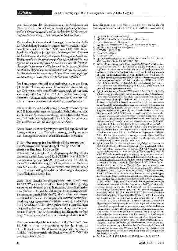 Vorschauseite 2: Die Berücksichtigung des Uberbrückungsgeldes nach §51 Abs.1 StVollzG bei bedürftigen Haftentlassenen
