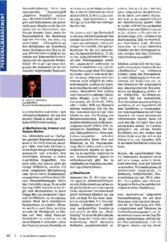 Vorschauseite 2: Aktiv gegen den Ärztemangel