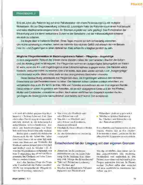 Vorschauseite 3: Pflegerische Interventionen