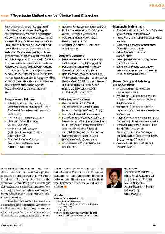 Vorschauseite 5: Pflegerische Interventionen