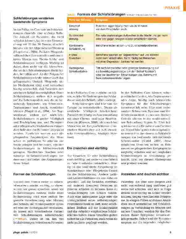 Vorschauseite 2: Schlafstörungen - ein vielschichtiges Phänomen