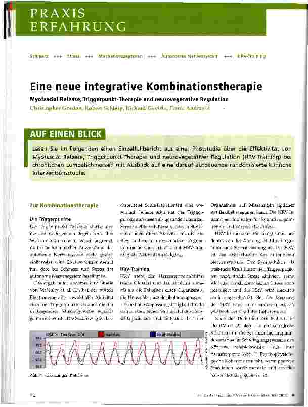 Vorschauseite 1: Eine neue integrative Kombinationstherapie