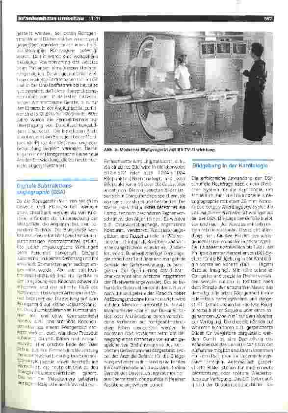 Vorschauseite 2: Die Entwicklung der Röntgen diagnostik