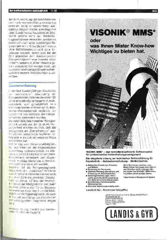 Vorschauseite 4: Die Entwicklung der Röntgen diagnostik
