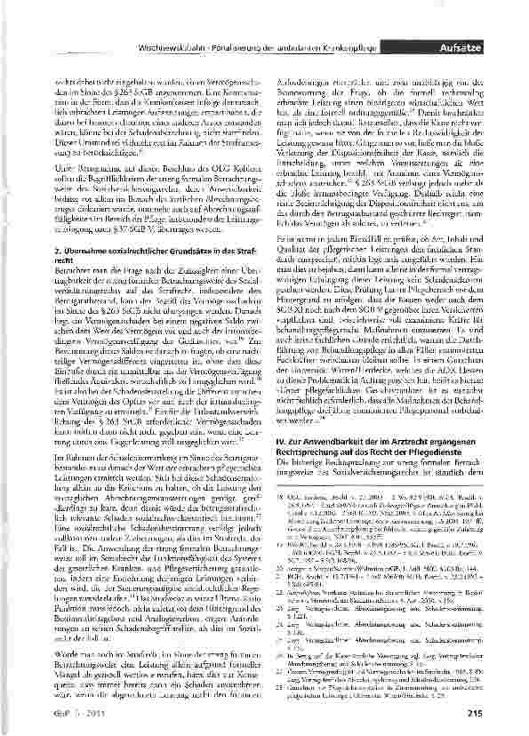 Vorschauseite 4: Zur Begründung von Betrugsstraf barkeiten unter Anwendung der streng formalen Betrachtungsweise des Sozialversicherungsrechts
