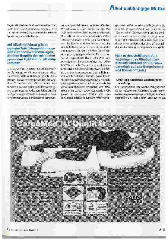 Vorschauseite 4: Süchtig geboren - Psychomotorische Defizite bei Kindern von alkoholabhängigen Müttern (Teil II)