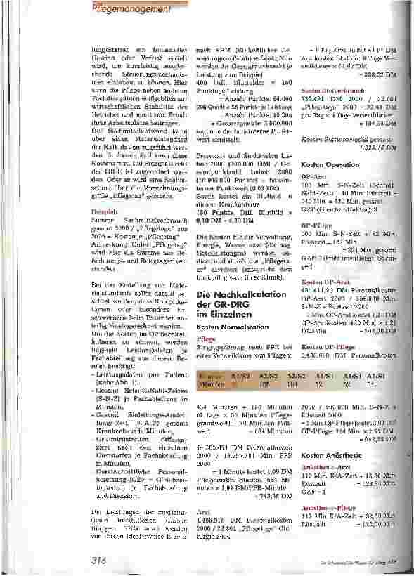 Vorschauseite 4: Kalkulation der GR-DRG - Lapraskopische Cholezystektomie