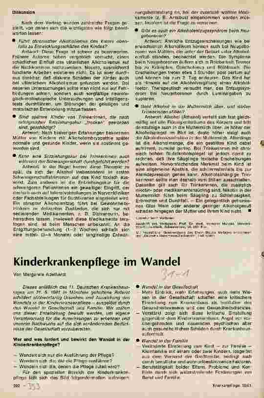 Vorschauseite 1: Kinderpflege im Wandel