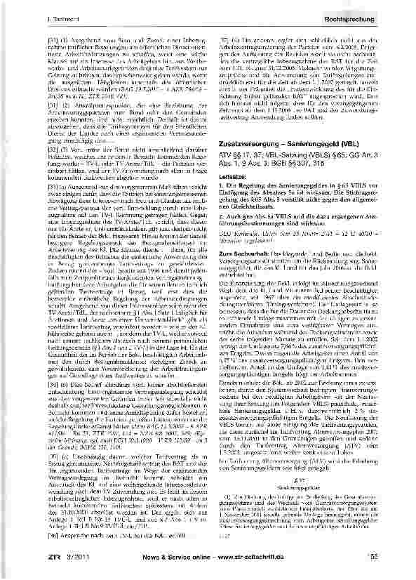Vorschauseite 4: Auslegung einer vertraglichen Bezugnahmeklausel - Gleichstellungsabrede - lückenhafte Vertragsregelung - ergänzende Vertragsauslegung