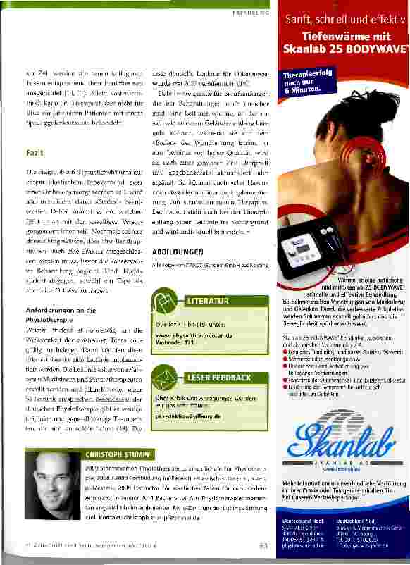Vorschauseite 4: Elastisches Tape oder Bandage?