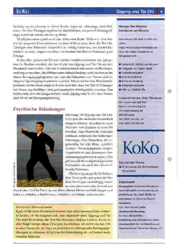 Vorschauseite 4: Qigong und Tai Chi