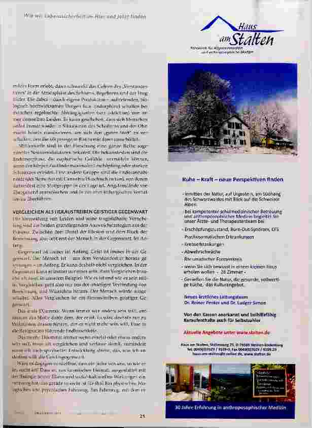 Vorschauseite 4: Gegenwärtigkeit und Gesundheit